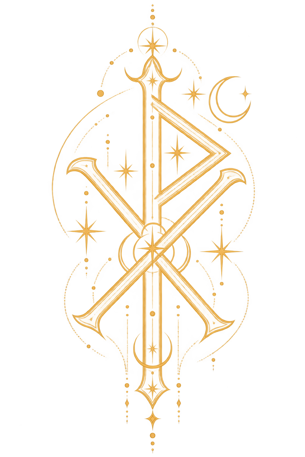 The Gebo rune, symbolizing partnership and exchange